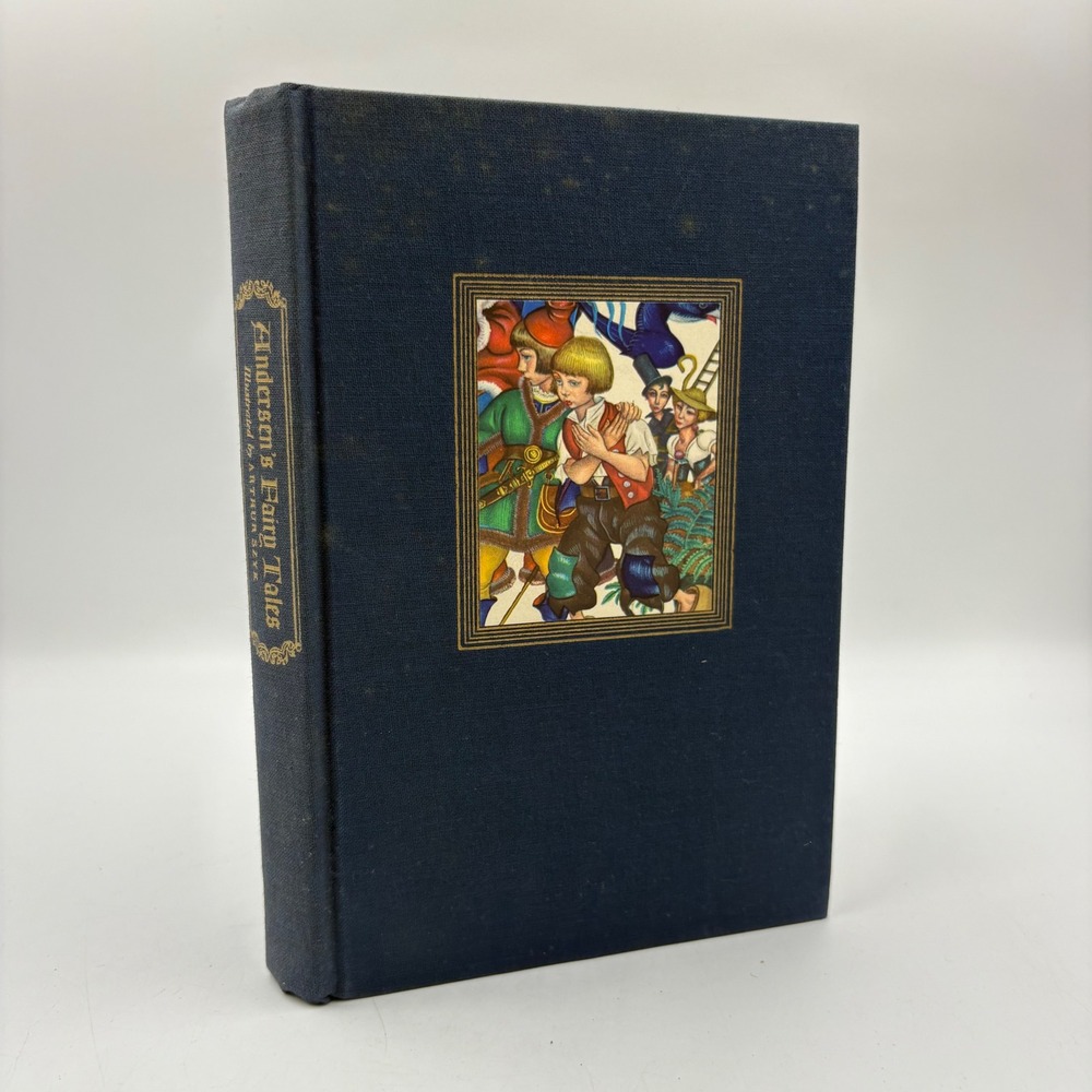 Grosset & Dunlap Andersen's Fairy Tales Childrens Blue Good Arthur Szyk Illus